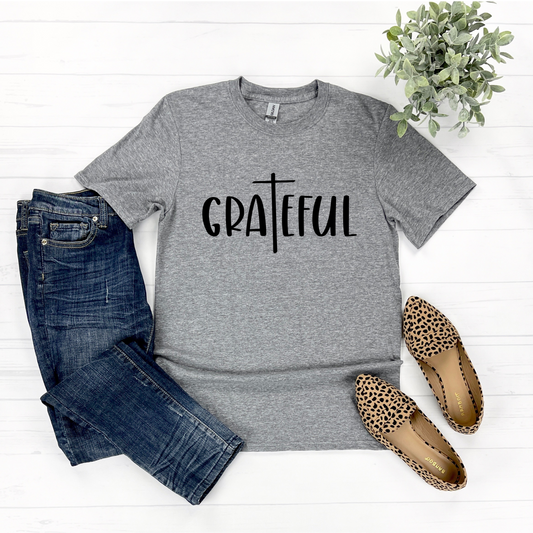 Grateful Tee / Graphite Heather